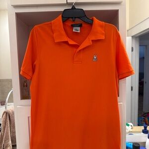 Psycho Bunny Bright Orange Polo Shirt 29L40CH